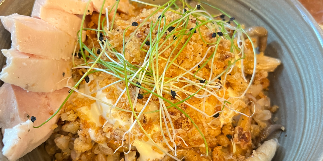 Механика кофе: Гречка с вешенками