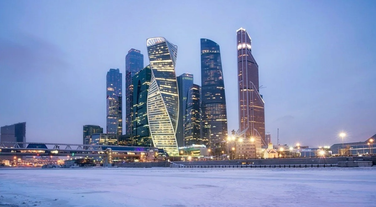 Москва-сити зимой, изображение из открытых источников