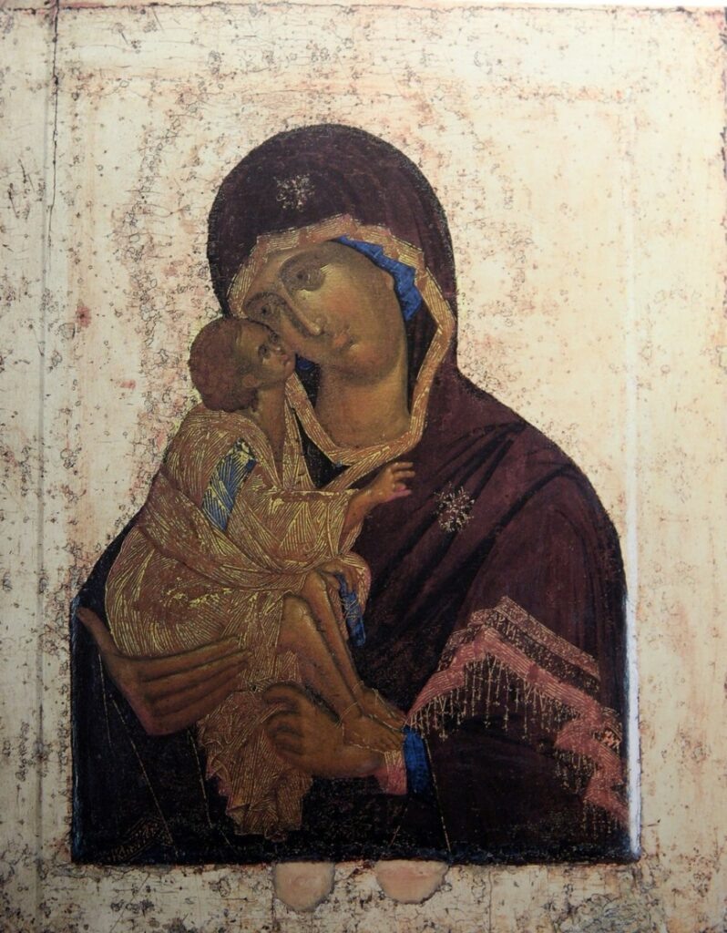 Феофан Грек. Донская икона Божией Матери, 1380–1395 годы