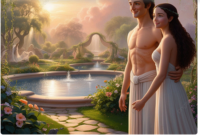 Райский сад придуманный людьми.