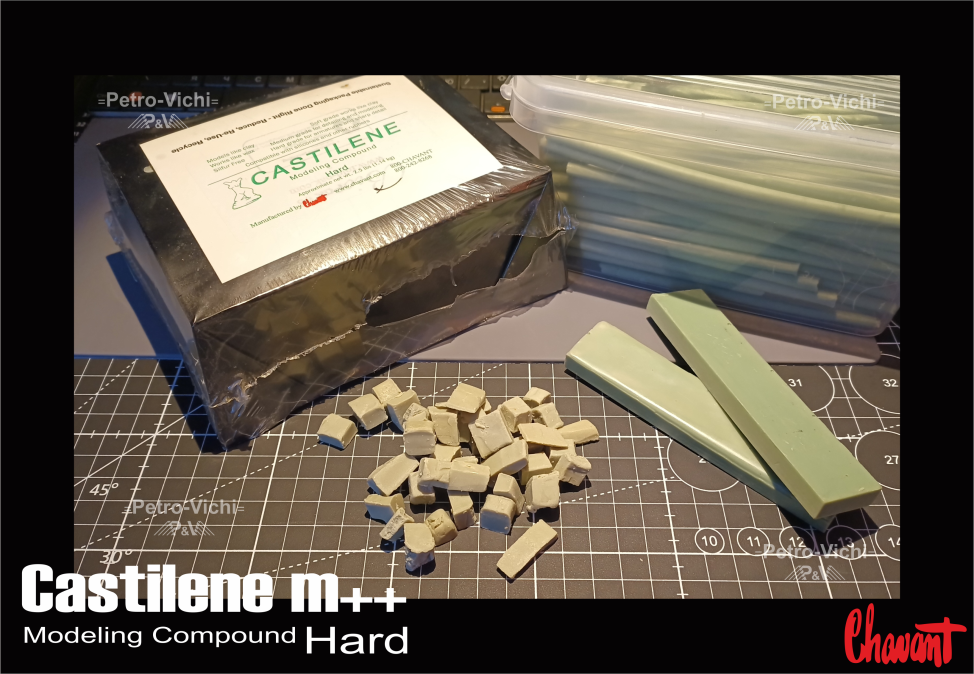 На фото с лева оригинальный материал Castilene, а с права уже модифицированный Castilene m++.