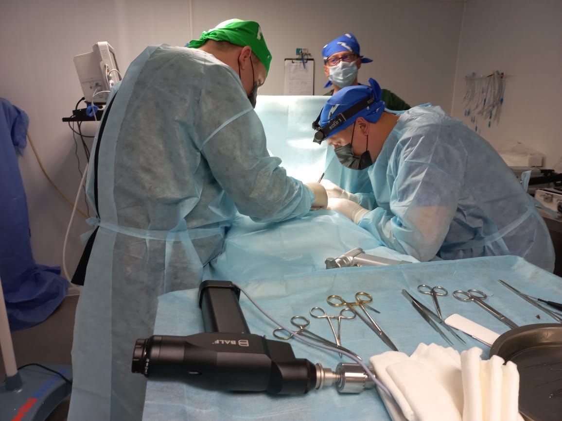 Ортопедическое оборудование, приобретенное на средства, полученные от Фонда президентских грантов