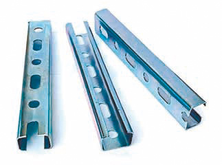 Траверса монтажная из оцинкованной стали