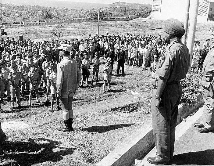 Индийские войска входят в Панаджи, столицу Гоа (1961)