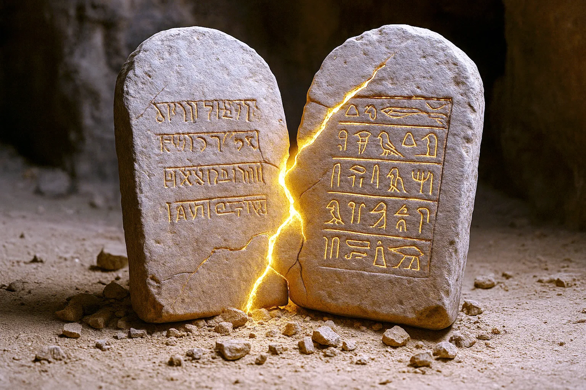 Десять заповедей раскрываются, чтобы раскрыть древние законы, на которых они были построены.