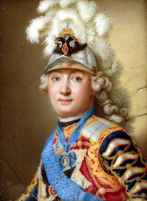 А. И. Чёрный (Чернов). Портрет графа Г. Г. Орлова.