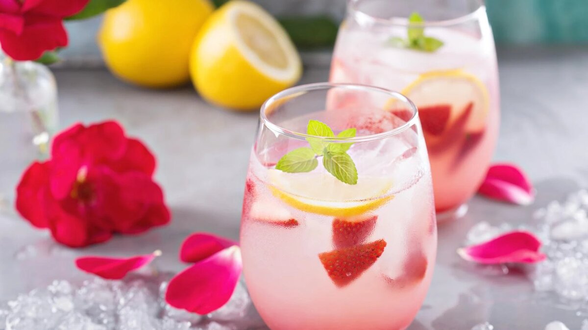*GÜL AROMALI LİMONATA*