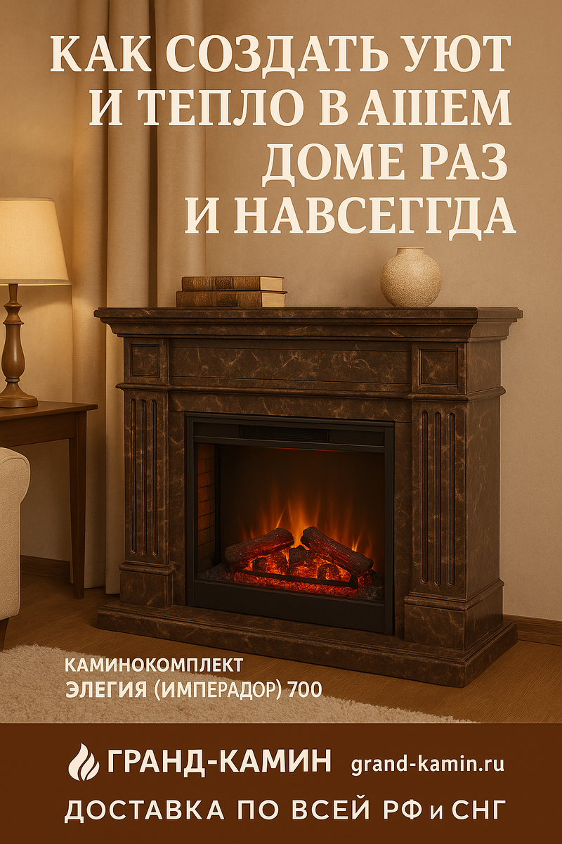    Каминокомплект Элегия (имперадор) 700: как создать уют и тепло в вашем доме раз и навсегда Kamin