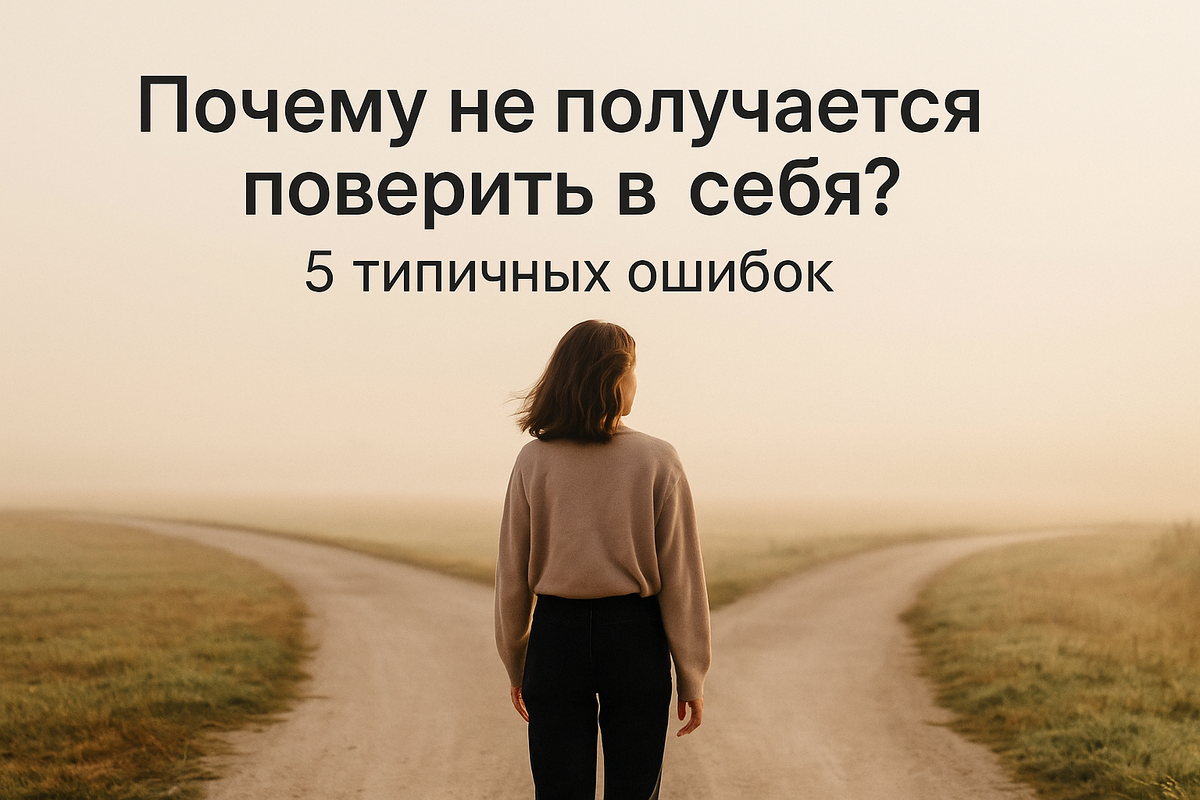 🌿 Почему не получается поверить в себя? 5 типичных ошибок