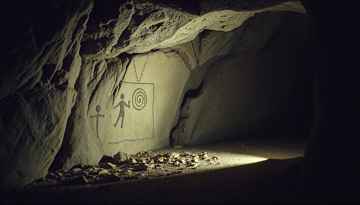 Считали, что в пещере жило существо, не похожее на человека.