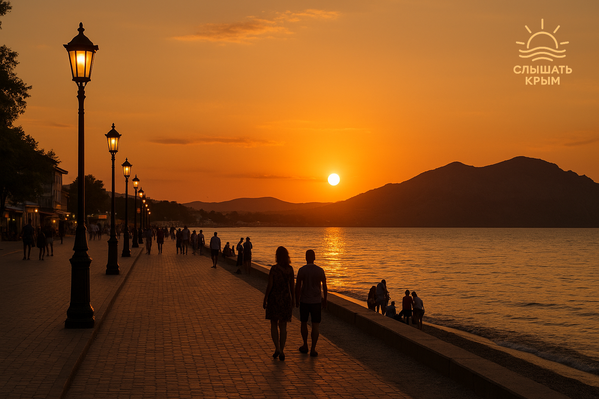 На набережной Коктебеля
