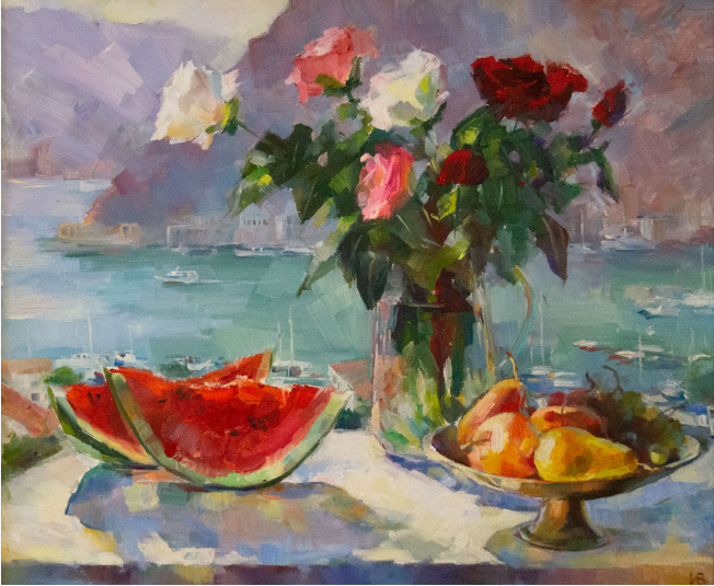 Вкус лета. Холст, масло. 50 x 60 см