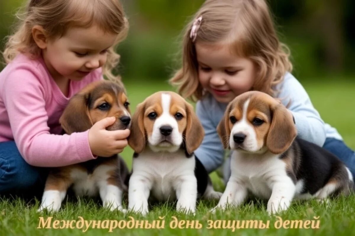    10+ открыток ко Дню защиты детей.