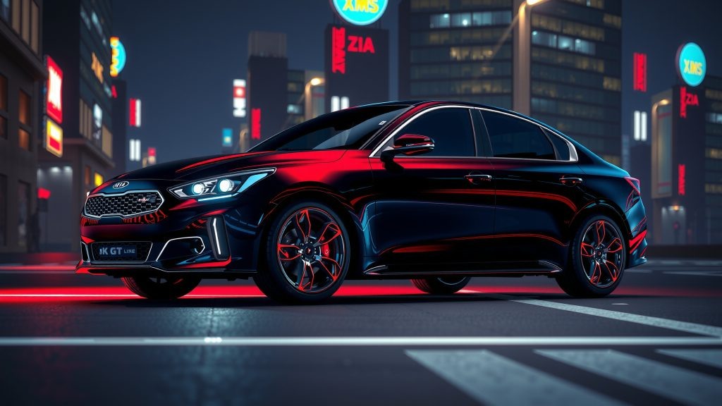    Какой спортивный седан Kia K5 GT Line 2025