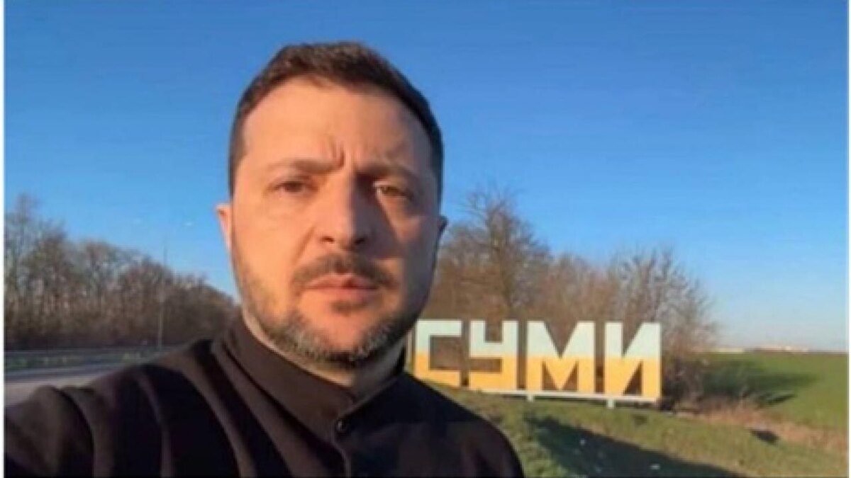    Скрин видео в тг-канале Zelenskiy / Official