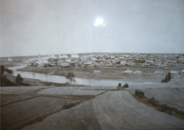 Старое фото города Верхотурья. ( из музея г Верхотурья )