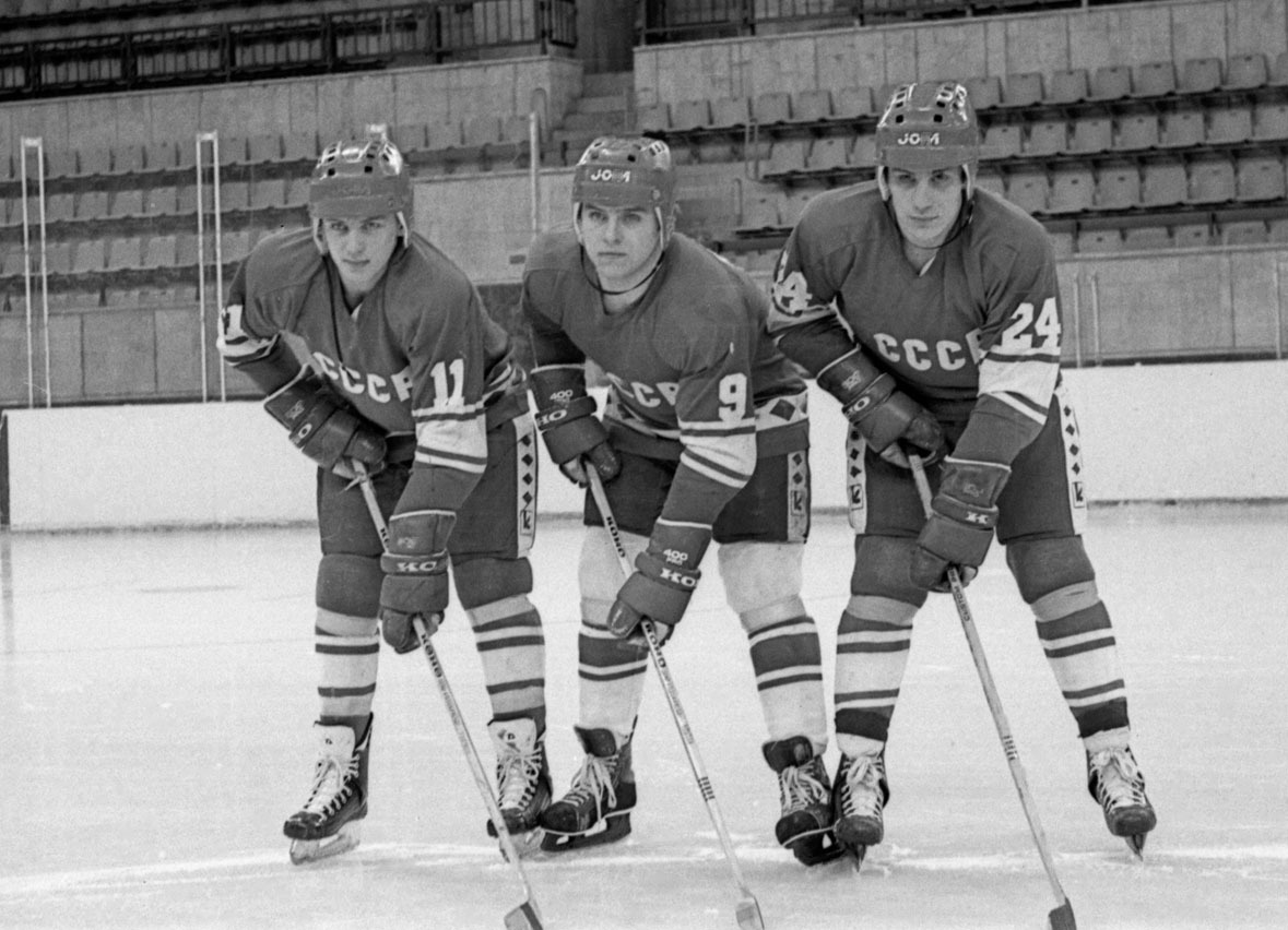    Игорь Ларионов, Владимир Крутов и Сергей Макаров.Сергей Колганов