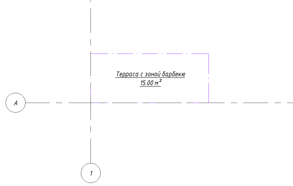 Терраса с зоной барбекю