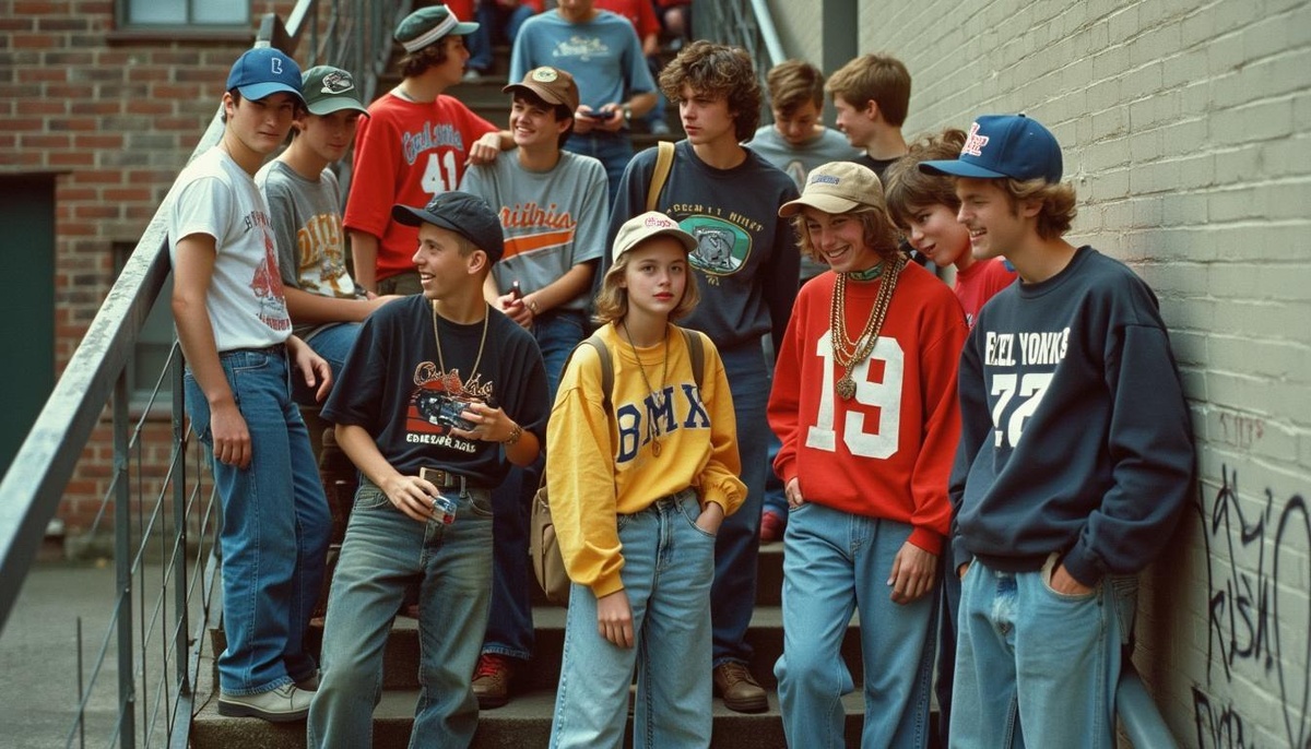 Молодеж 90-х.