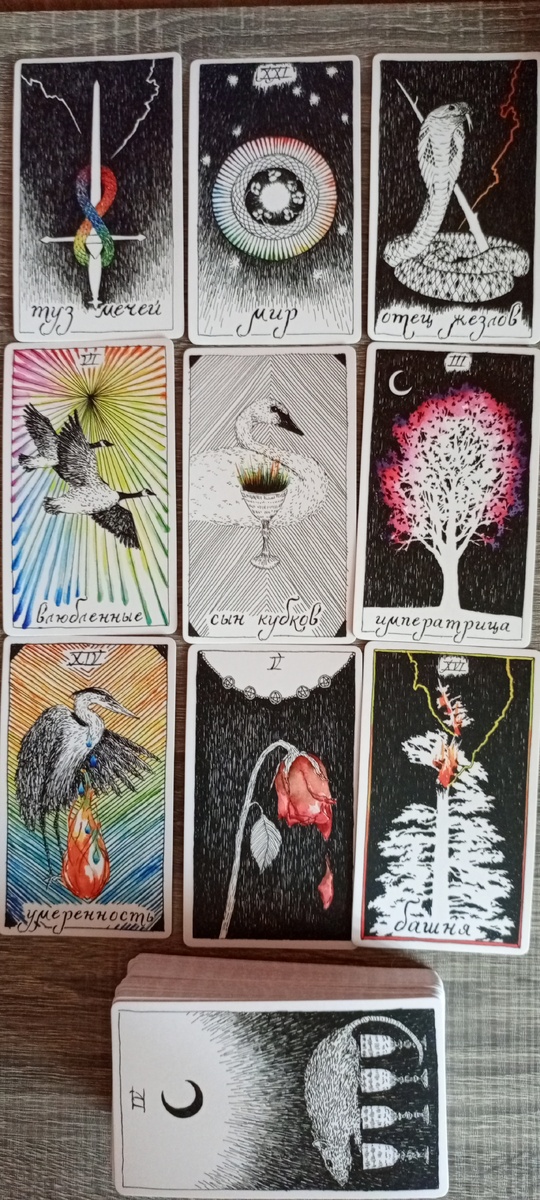 Дно - 4 кубков. Эмоциональное угнетение, то есть не в порядке сфера чувств. 