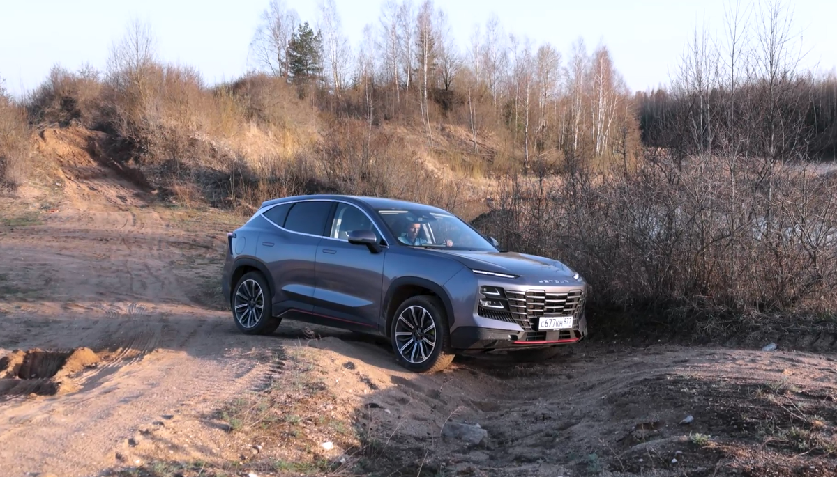 Jetour Dashing испытываем на бездорожье - полноприводный кроссовер.