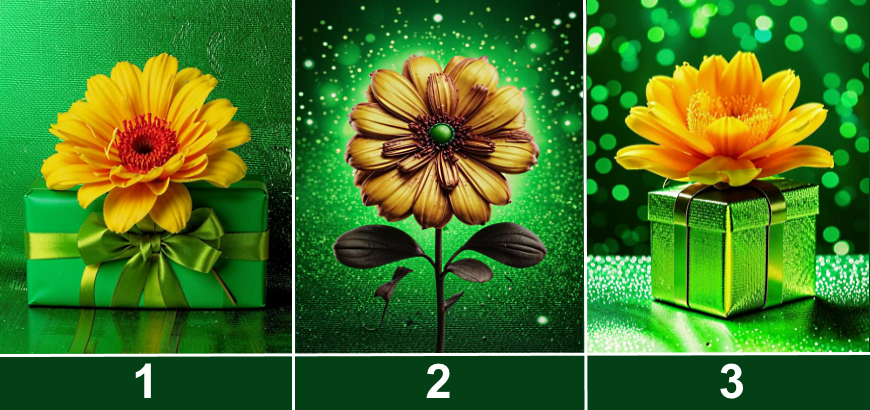 Выберите цветок