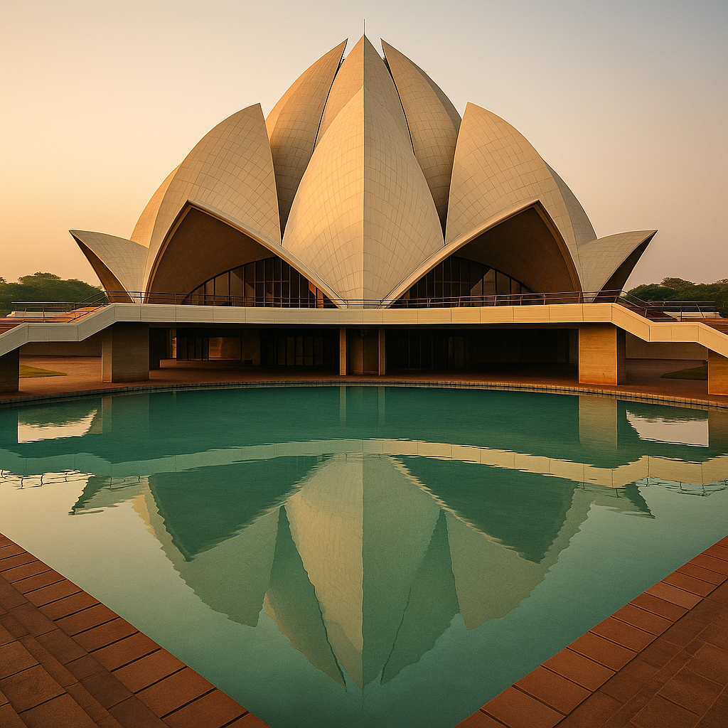 Храм Лотоса в Дели