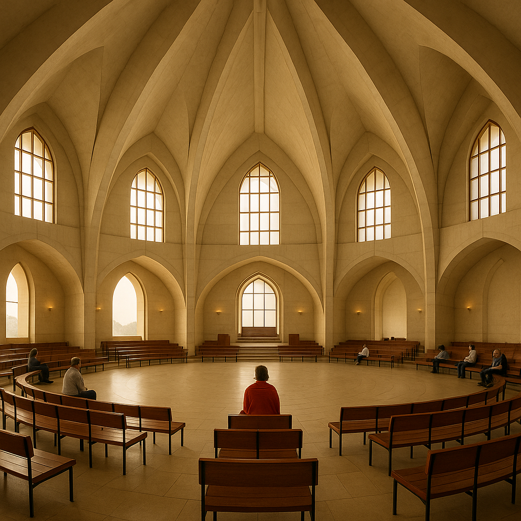 Храм Лотоса внутри