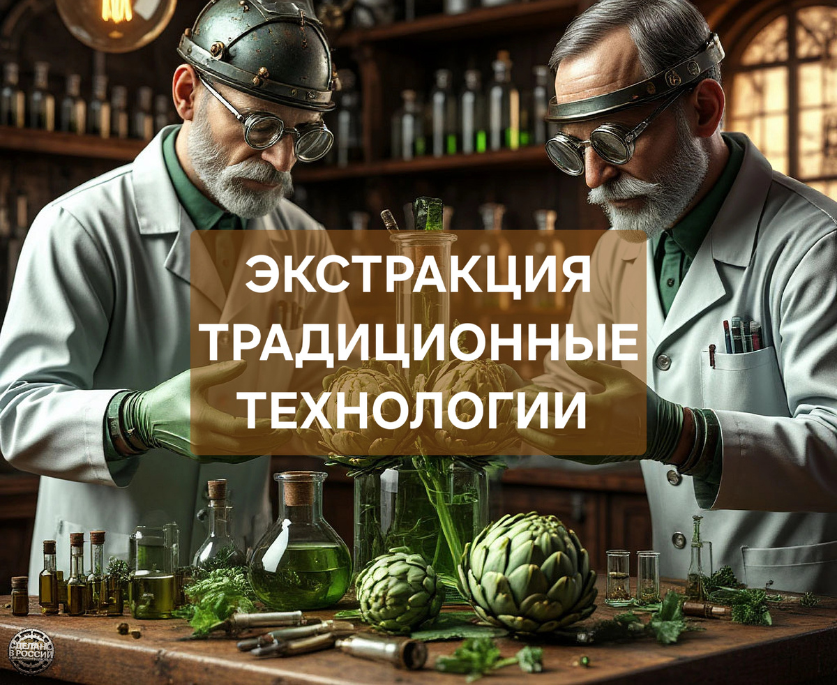 Традиционные технологии получения экстрактов растений. Обложка статьи. 