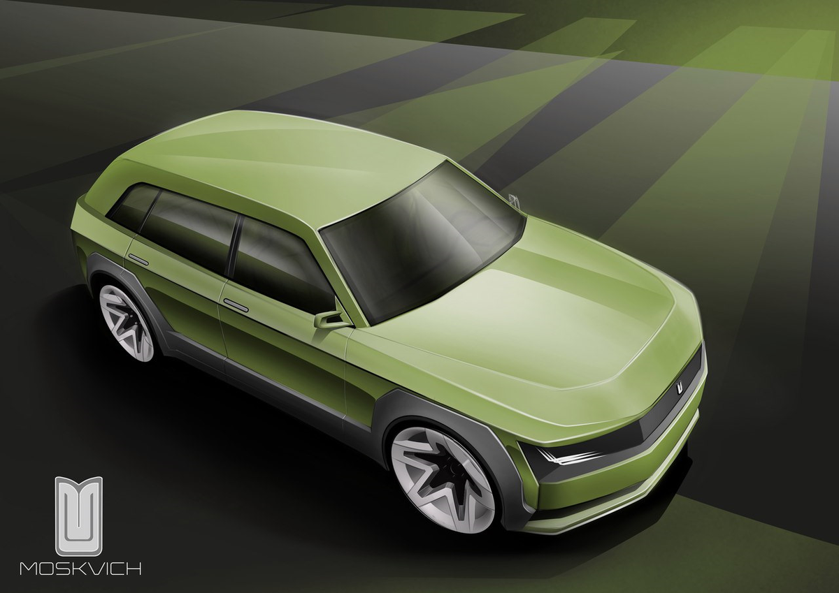 Вариации по поводу того, каким мог бы быть Москвич 2022. Фото взято из https://www.drive2.ru/b/463795446146400641