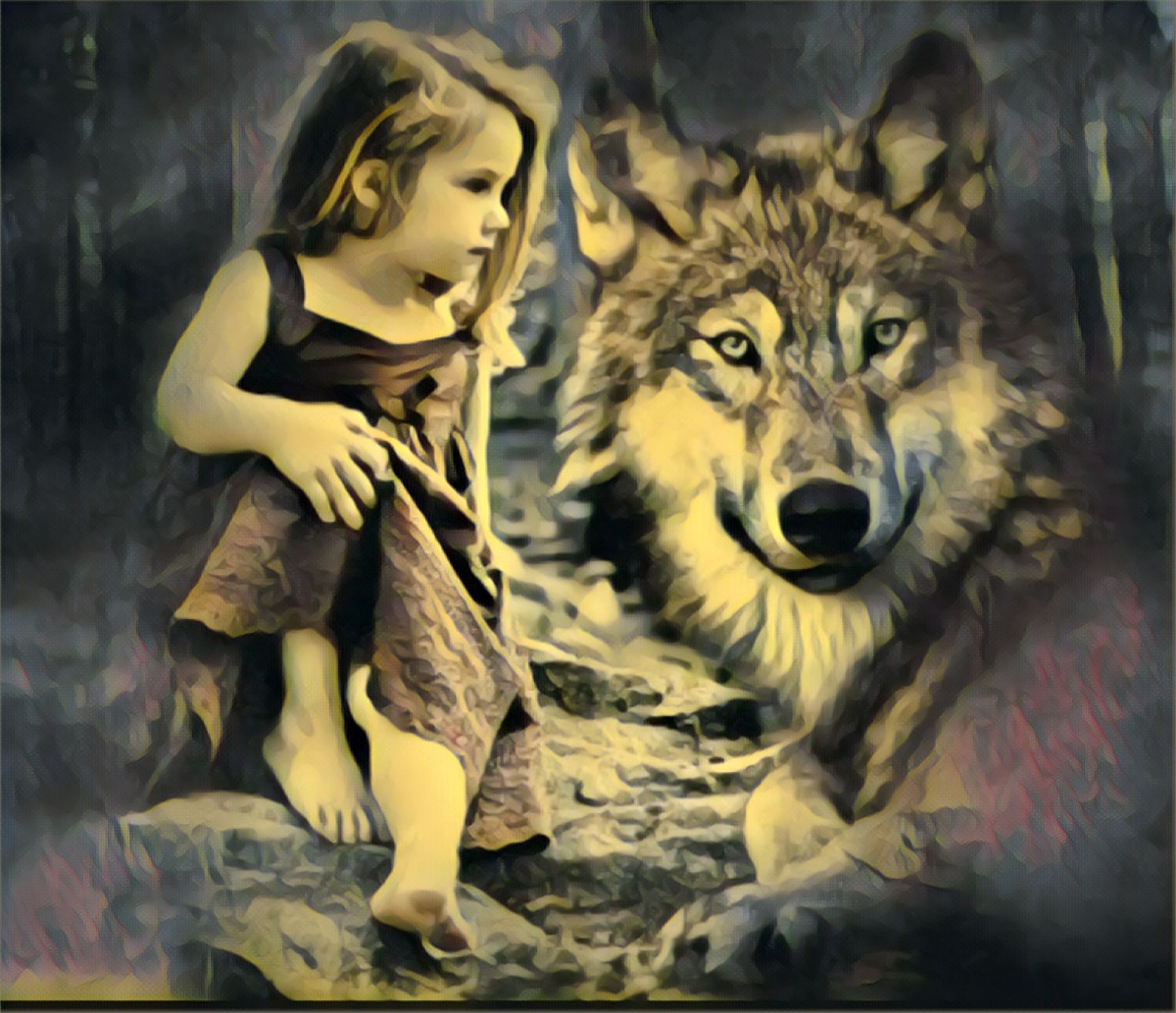 Рождению Весты волчица помогла