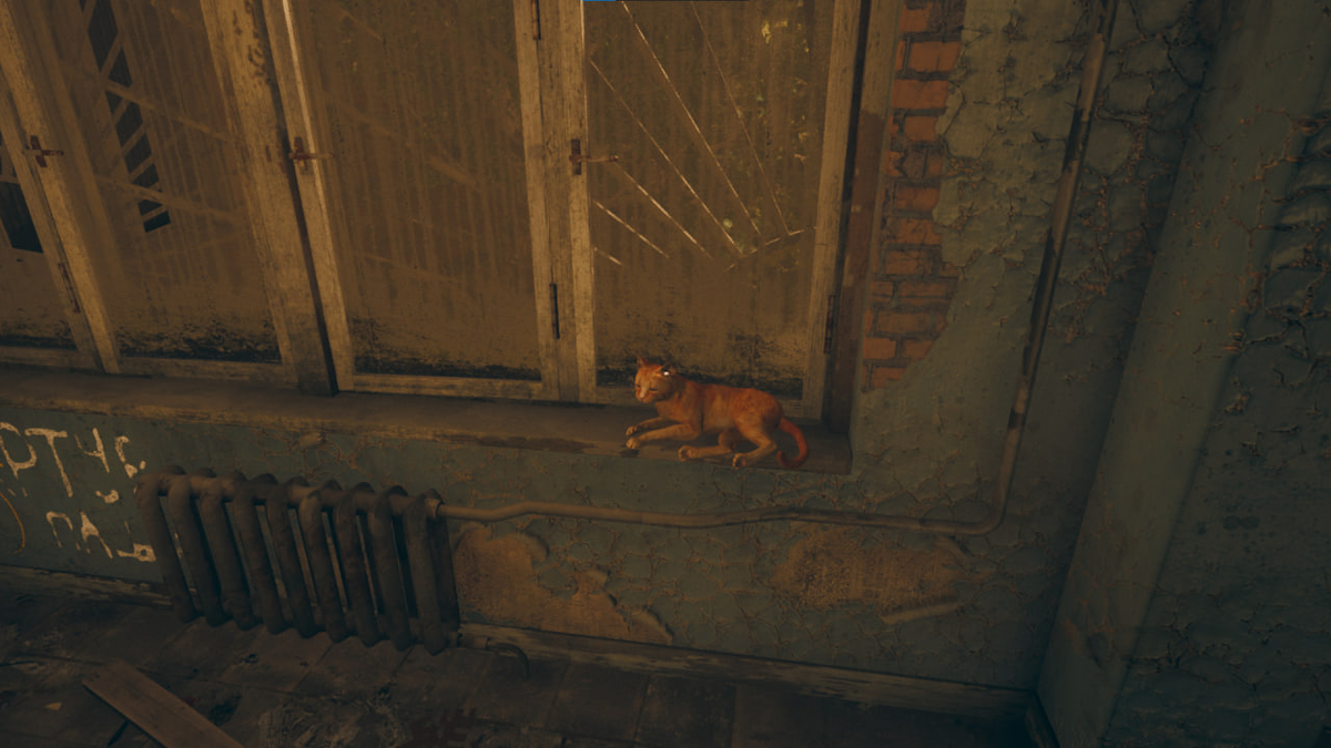 А вот и пушистый друг нашего главного героя по кличке Черч.