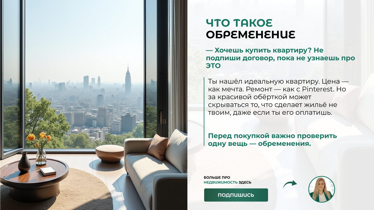 ЧТО ТАКОЕ ОБРЕМЕНЕНИЕ КВАРТИРЫ ПРОСТЫМ ЯЗЫКОМ