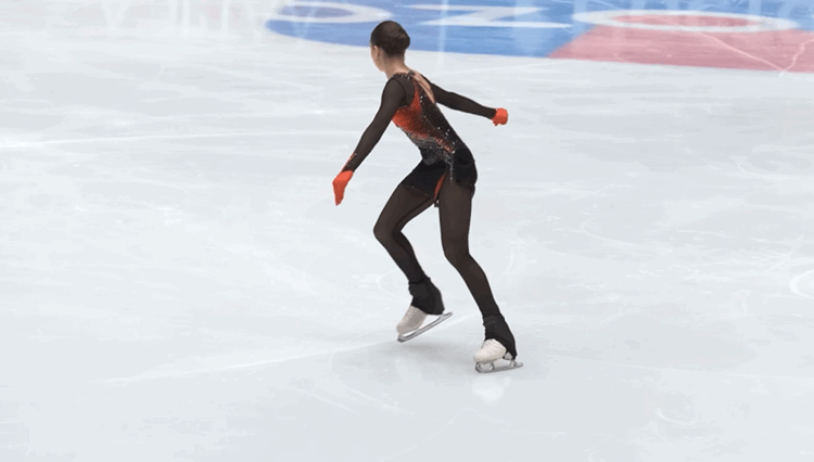 Камила Валиева. Тройной риттбергер (3Lo)