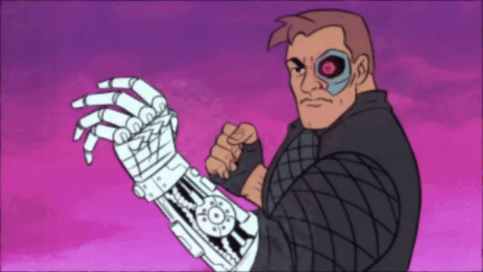 Gif картинка: "Отрывок из трейлера игры Far Cry 3: Blood Dragon"