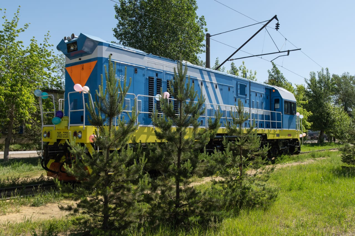 Маневровый тепловоз CKD6S от CRRC в Казахстане. Источник: CRRC