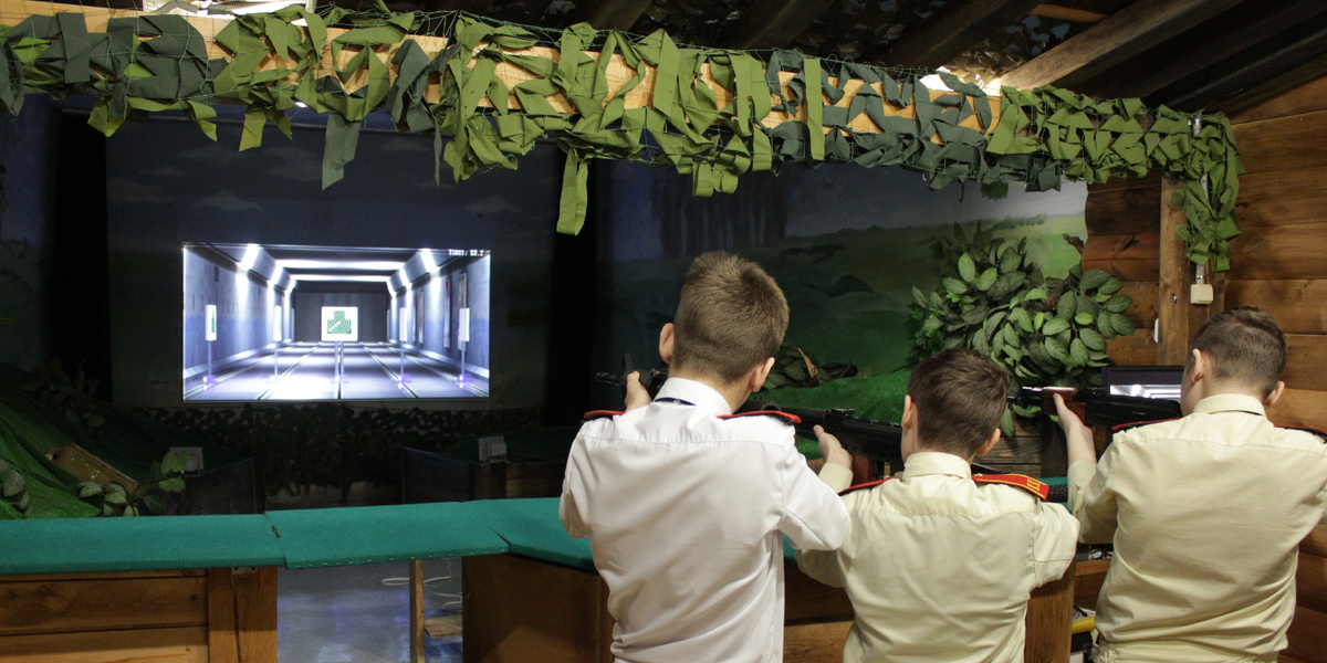 Страйкбольный интерактивный тир АРКАДА. Оборудование для НВП.