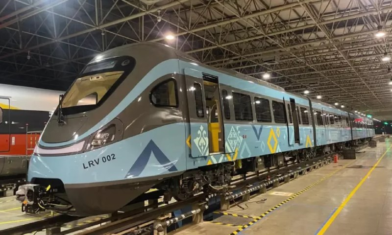 Первый поезд от CRRC для проекта Astana LRT. Источник: CTS