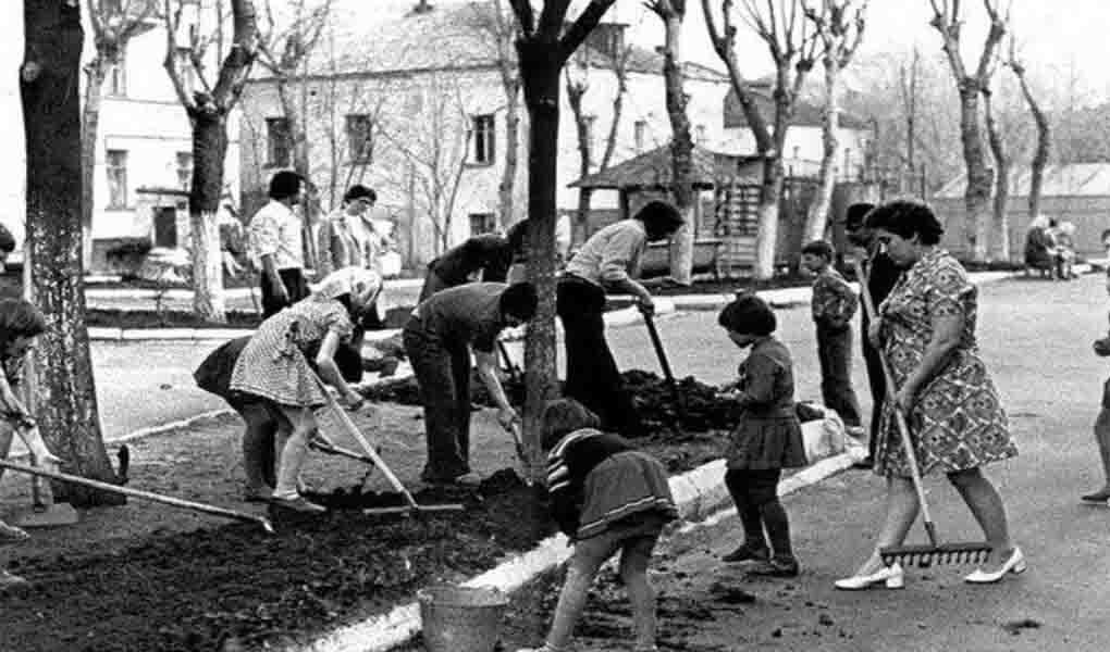 Ленинский субботник. 70-е года