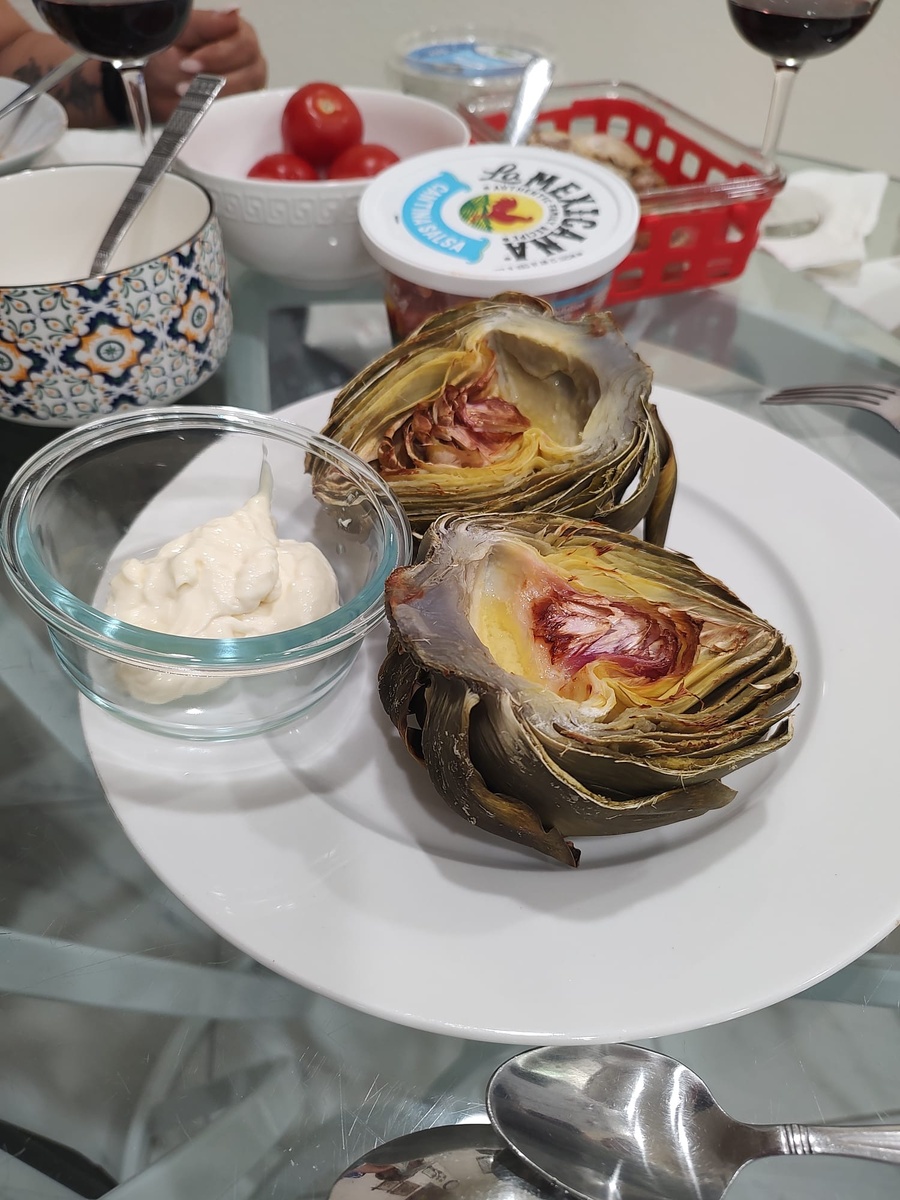 Мы сегодня ели его варёным, а затем запечённым. 