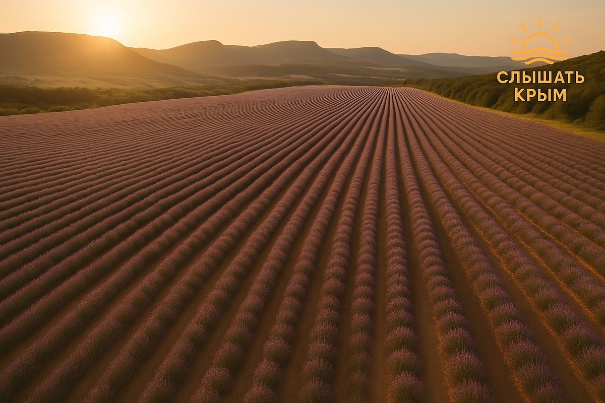 Бескрайнее море фиолета