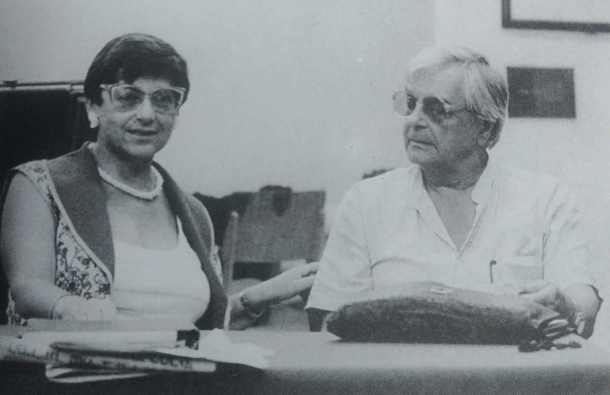 Нина Воронель и Юрий Любимов (фото из книги "Без прикрас")