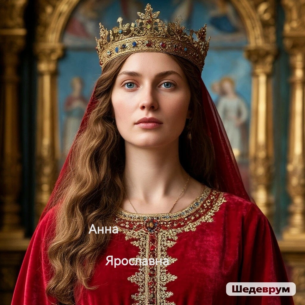 Анна Ярославна - дочь Ярослава Мудрого, королева Франции