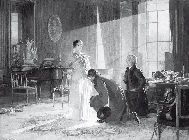 Генри Танворт Уэллс. Виктория получает весть о том, что стала королевой. 1887. Галерея Тейт, Лондон