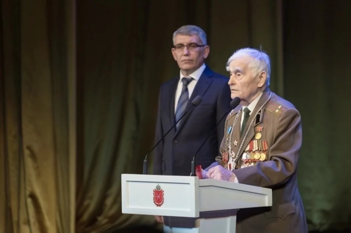    Тульский ветеран Василий Мирошниченко отмечает 101-й день рождения