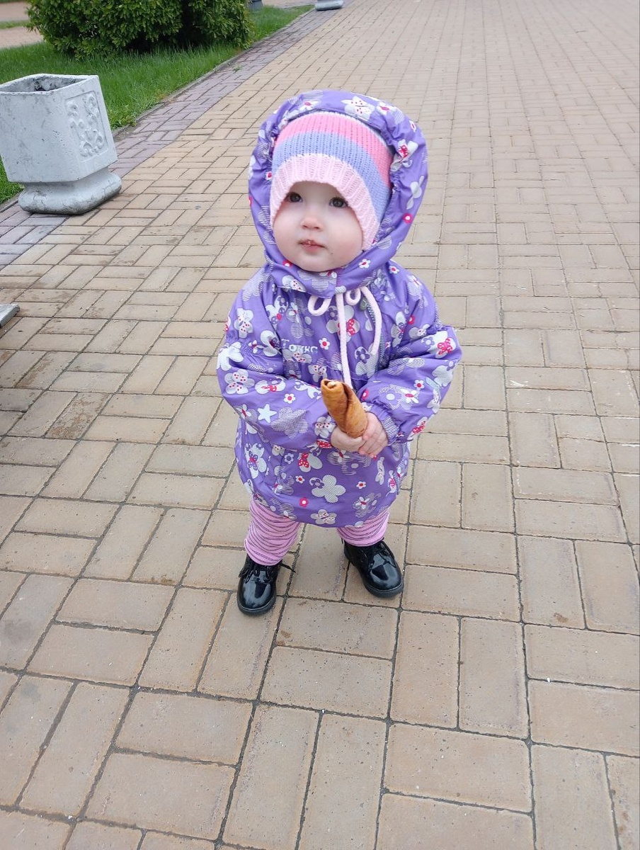 Евника, когда ещё была совсем малышкой. 