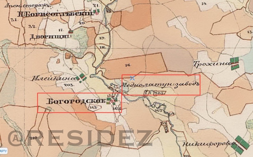 Карта Менде 1850 г.