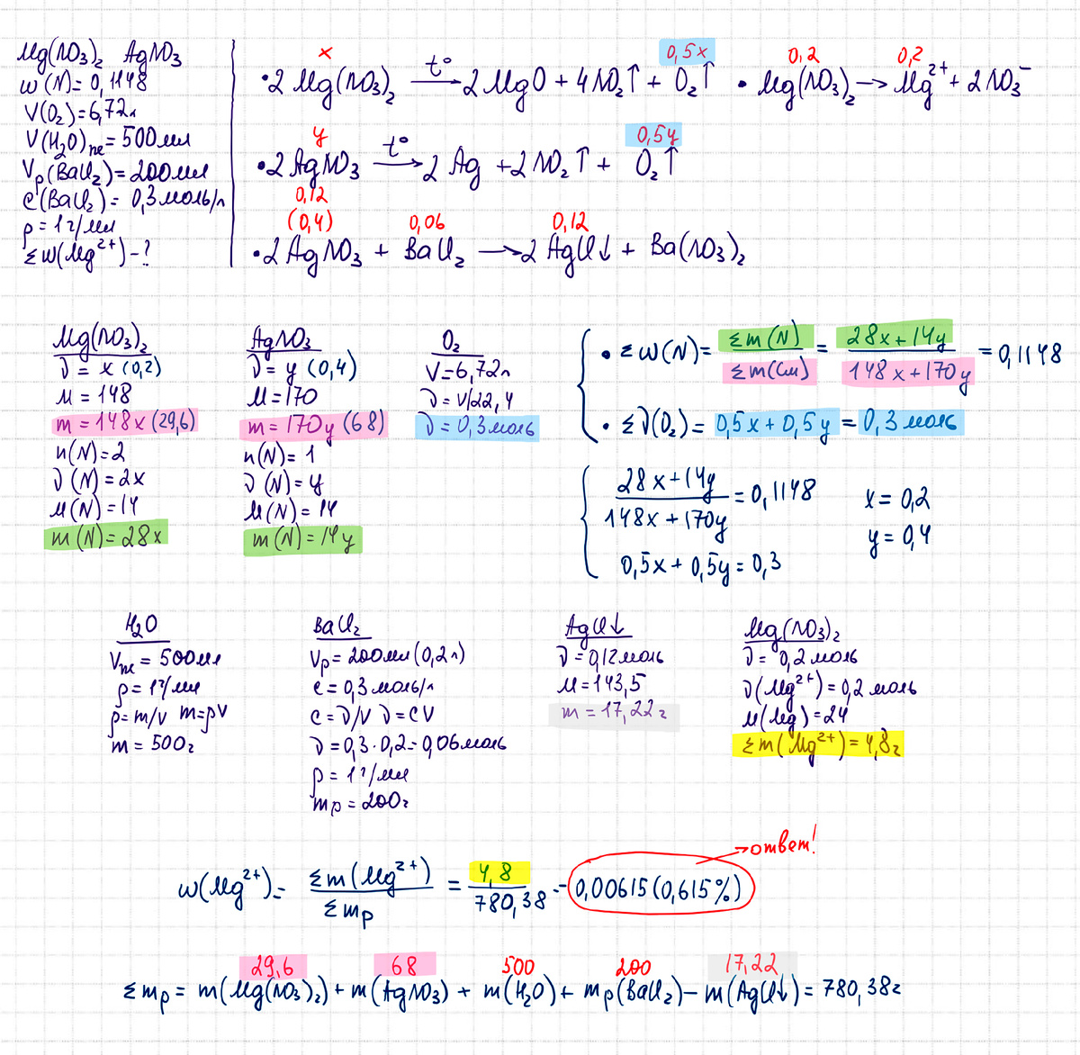 Реальная 34-я задача (2) ЕГЭ по Химии 2025. Решает репетитор Богунова В.Г.