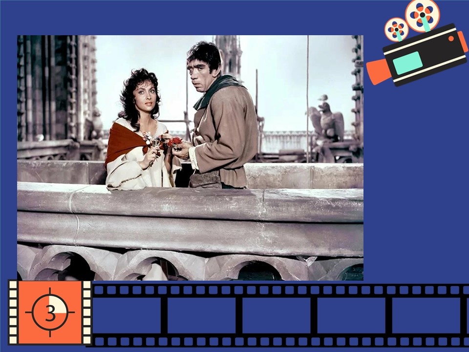 Кадр  фильма «Собор Парижской Богоматери» 1956г.