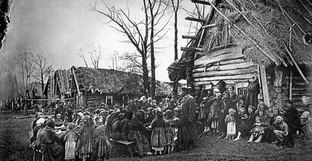 Народная столовая в деревне Пралевке Лукояновского уезда